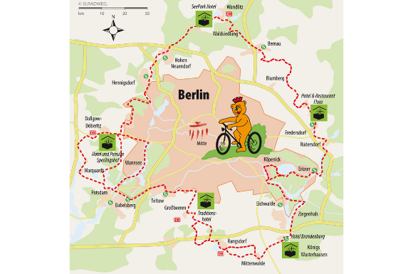 Fietsvakantie fietsen rondom Berlijn