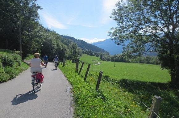 Fietsers bergen