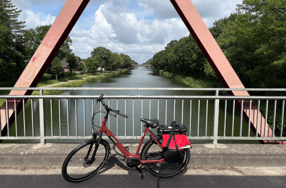 Emsland, Fiets op de brug