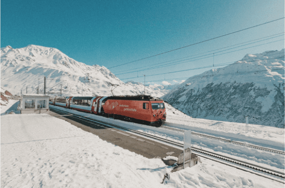 Montblanc Express Trein Montblanc Express Trein