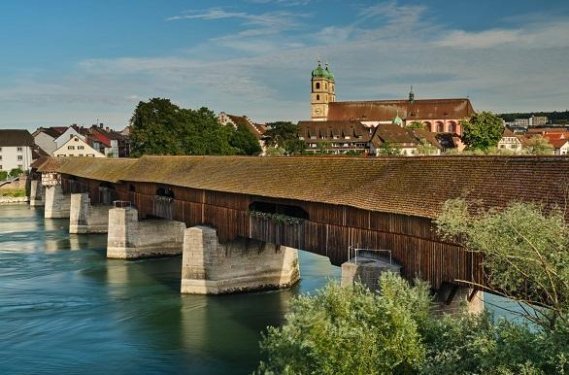Oude houten brug Bad Säckingen