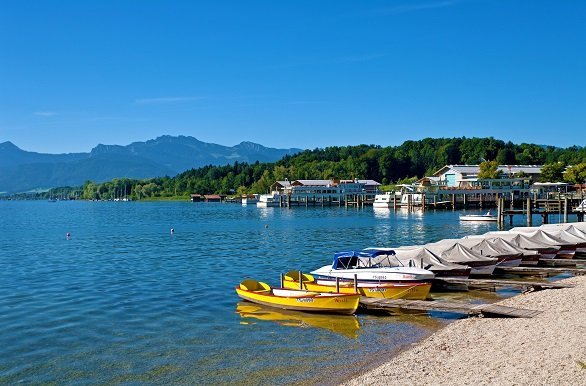 Chiemsee Prien oever