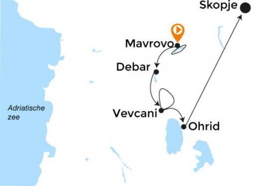 Kaarjte fietsvlieg Macedonië