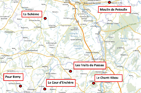 Accommodaties Franse Pad 2025