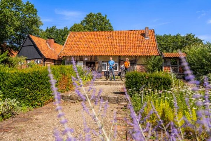 Fietsers in het Emsland