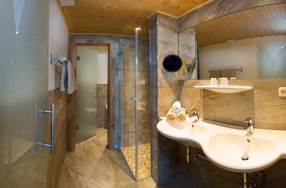 Hotel Quehenberger badkamer