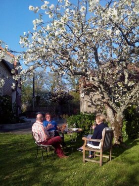 Het Franse Pad Het Franse Pad, uitrusten in de tuin van L2 Tulipes