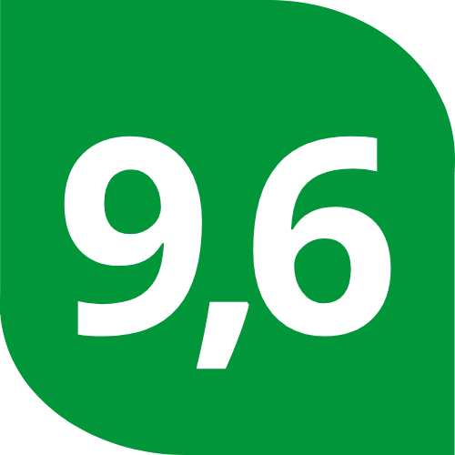 Hotelbeoordeling 9.6