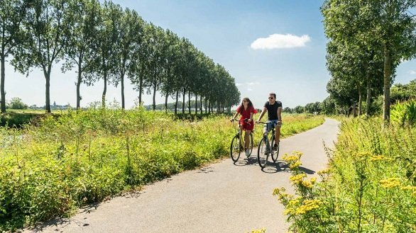 Langs de Leie vanuit Ieper