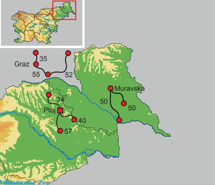 Slovenië Fietskaart
