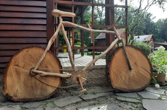 Houten fiets
